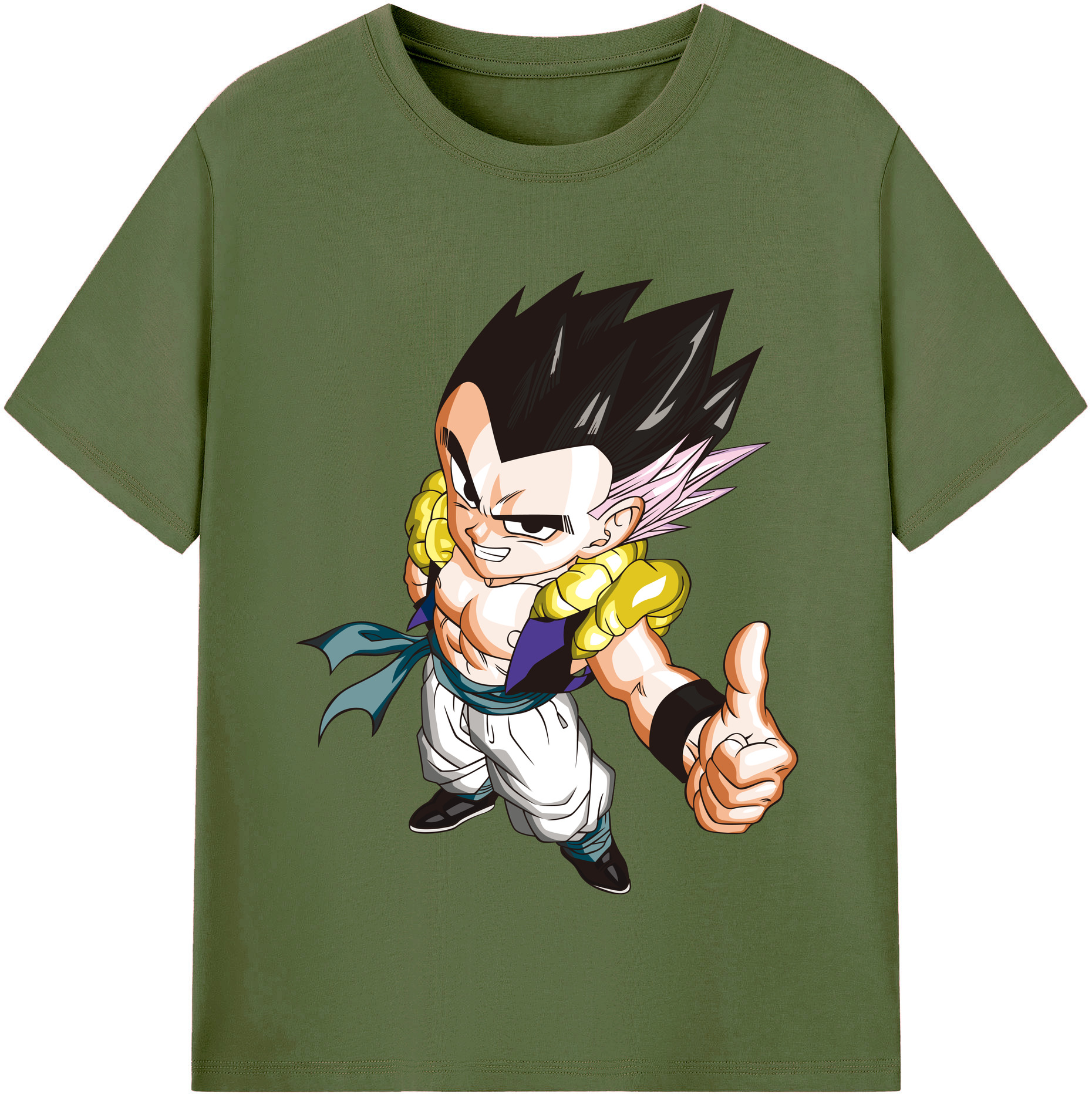 （画像用） ドラゴンボール ベジータ四世（Bejīta Yonsei）DRAGON BALL Vegeta IV 綿100％半袖Tシャツ（フロントプリント）
